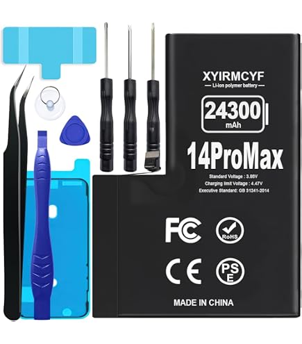 Amazon.com: AFSONGOO Battery for iPhone 14 Pro Max, Upgraded New